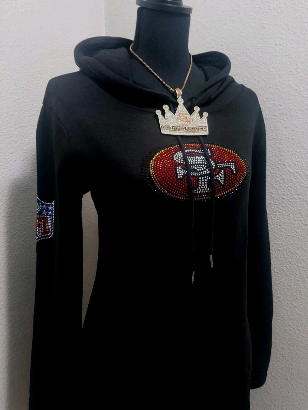 49 ers Black Dress